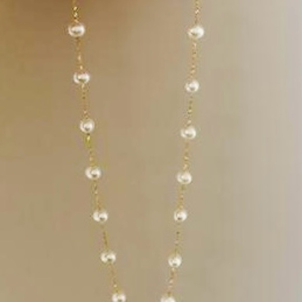 14K Solid Gold Freshwater Cultured Pearl Necklace – A Essential - FREE APPRAISAL - Picture 6 of 6